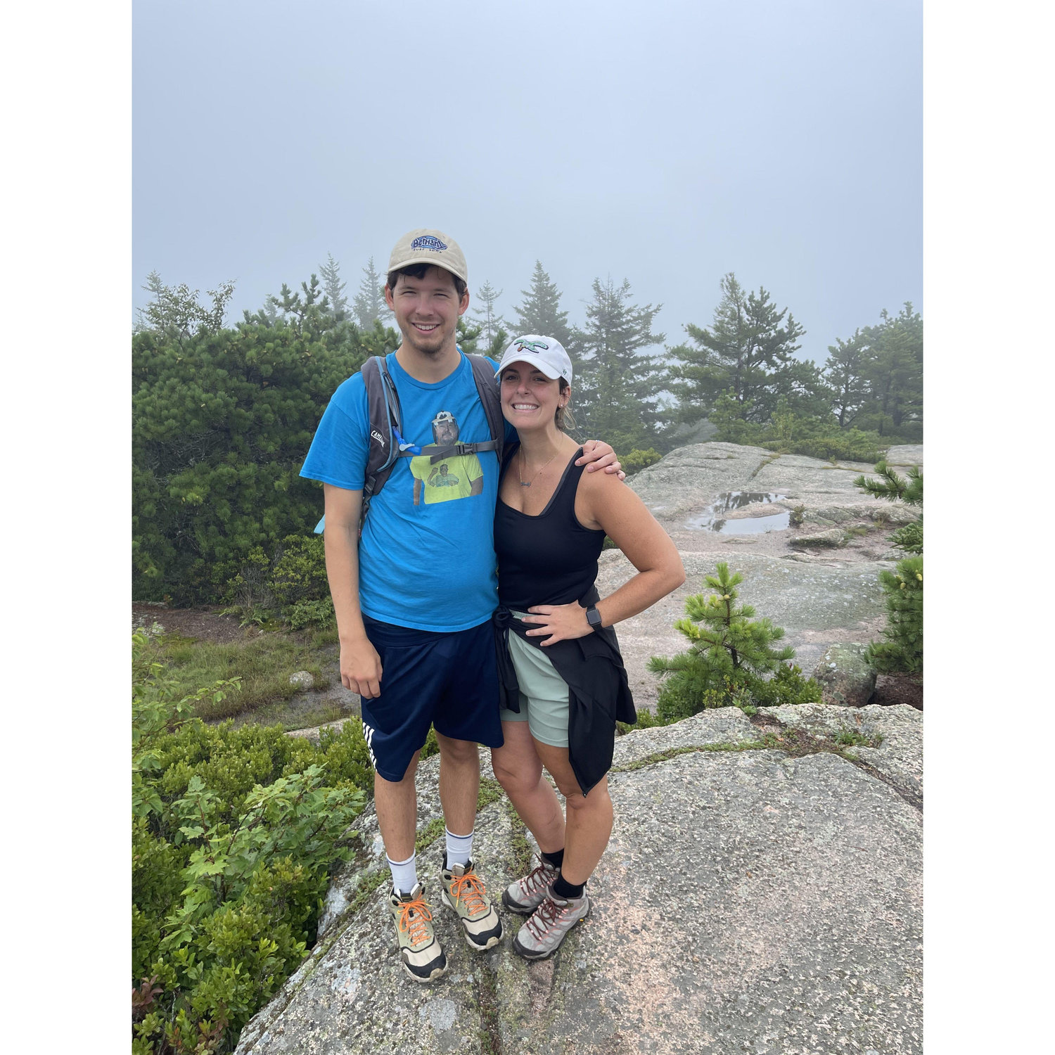 Karly & Sean go to Maine! Again it was raining... but at least they got their fill of lobster! (August 2023)