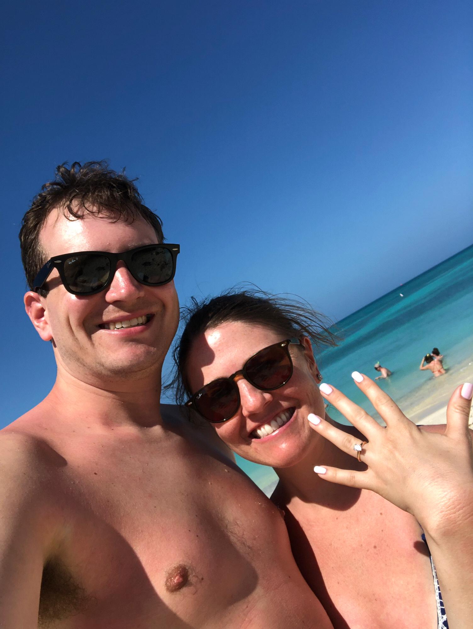 Right after Rob popped the question