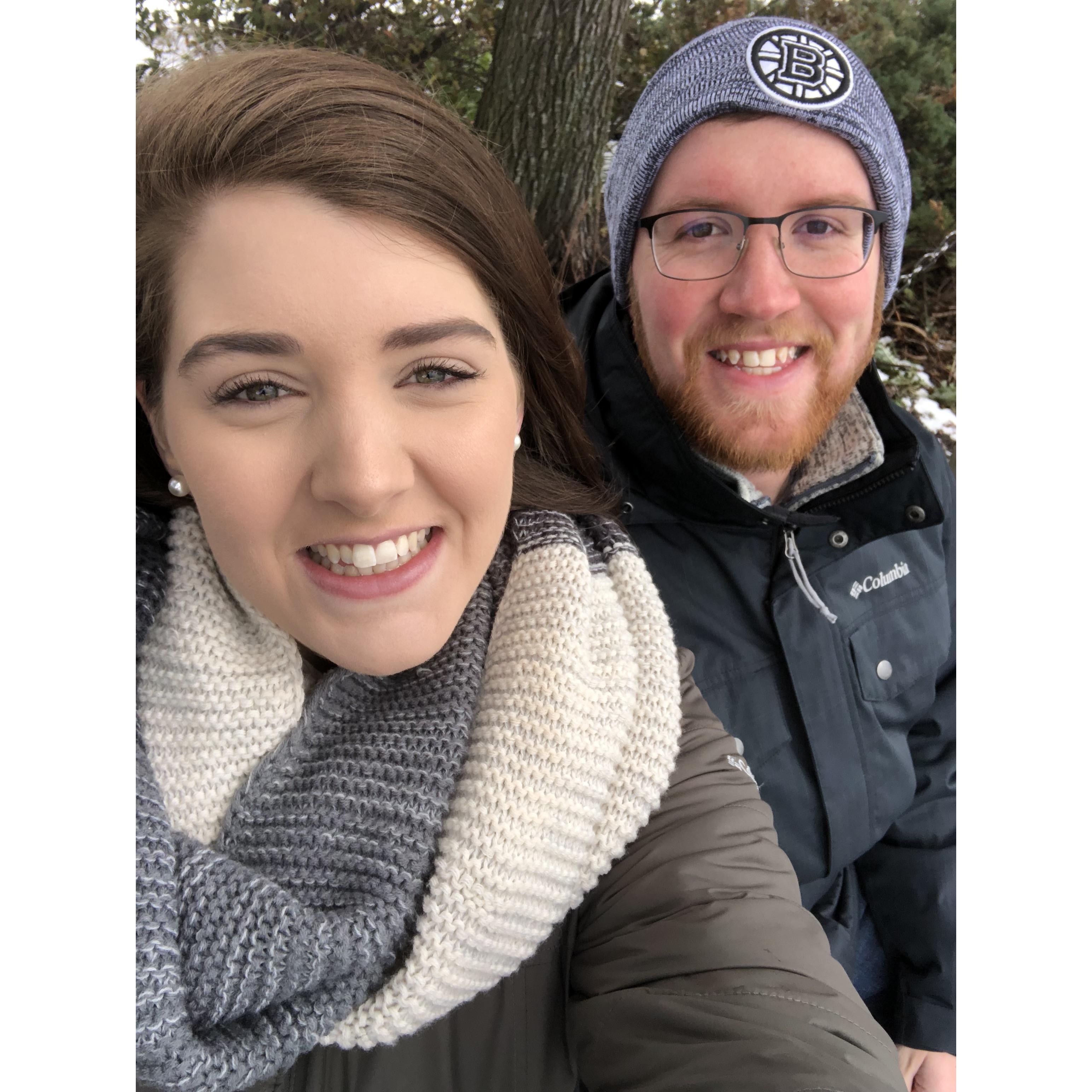 Our first vacation together! Burlington Vermont