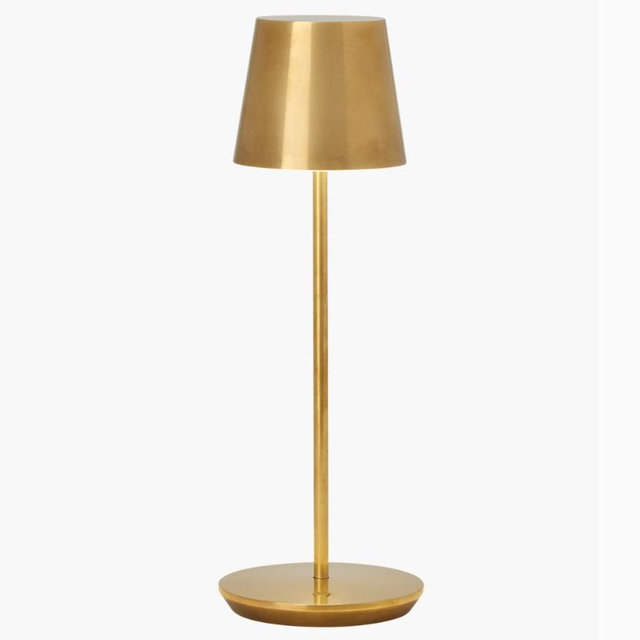 Cordless Brass Table Lamp