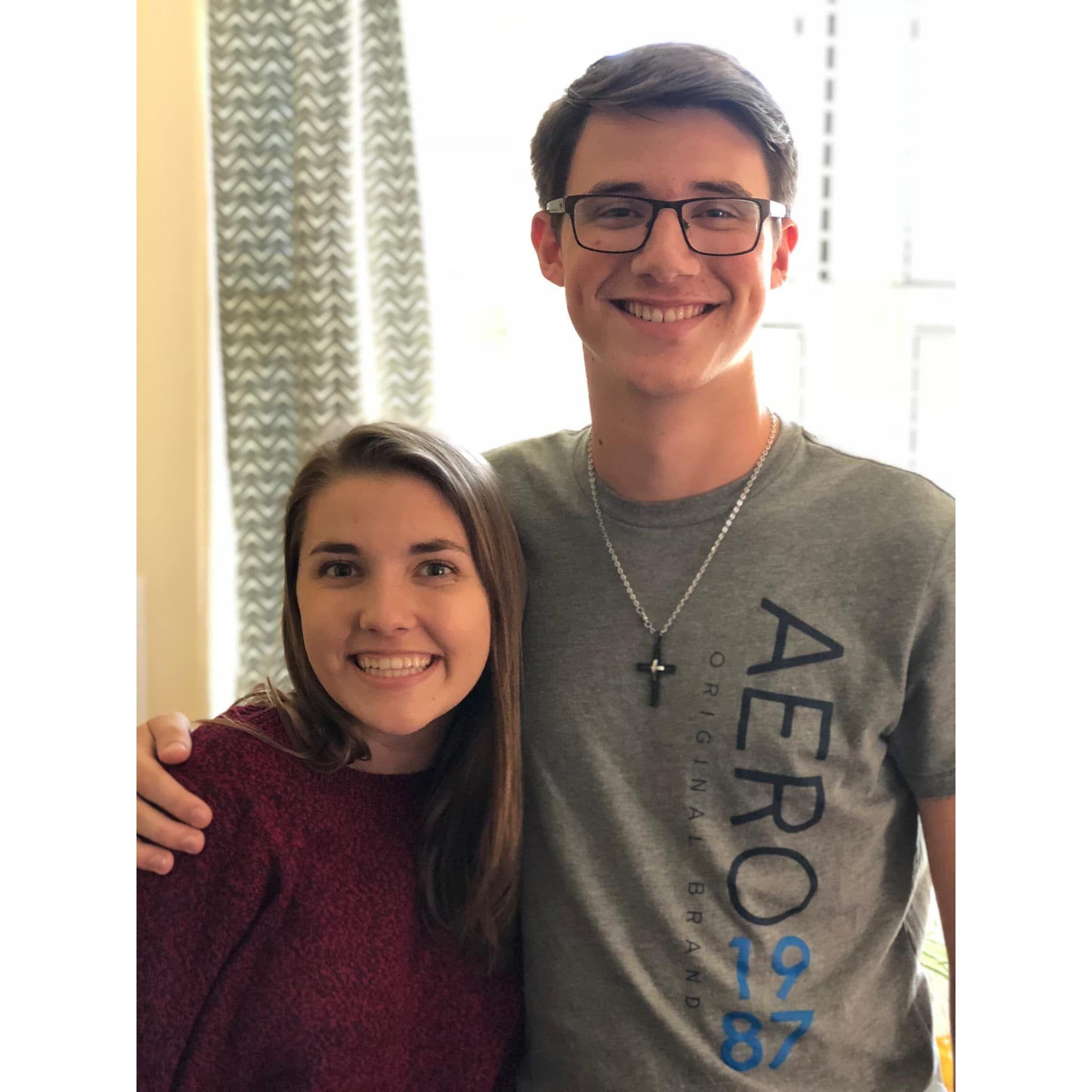 November 10, 2018: First time meeting the parents