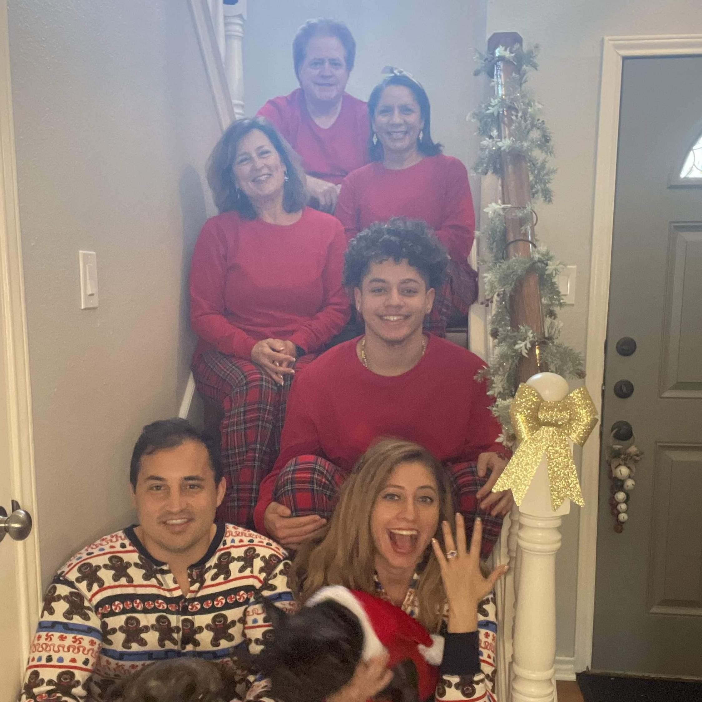 Family pic at our engagement day 2020