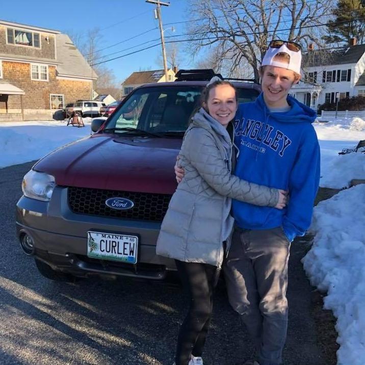 Beginning their cross country journey