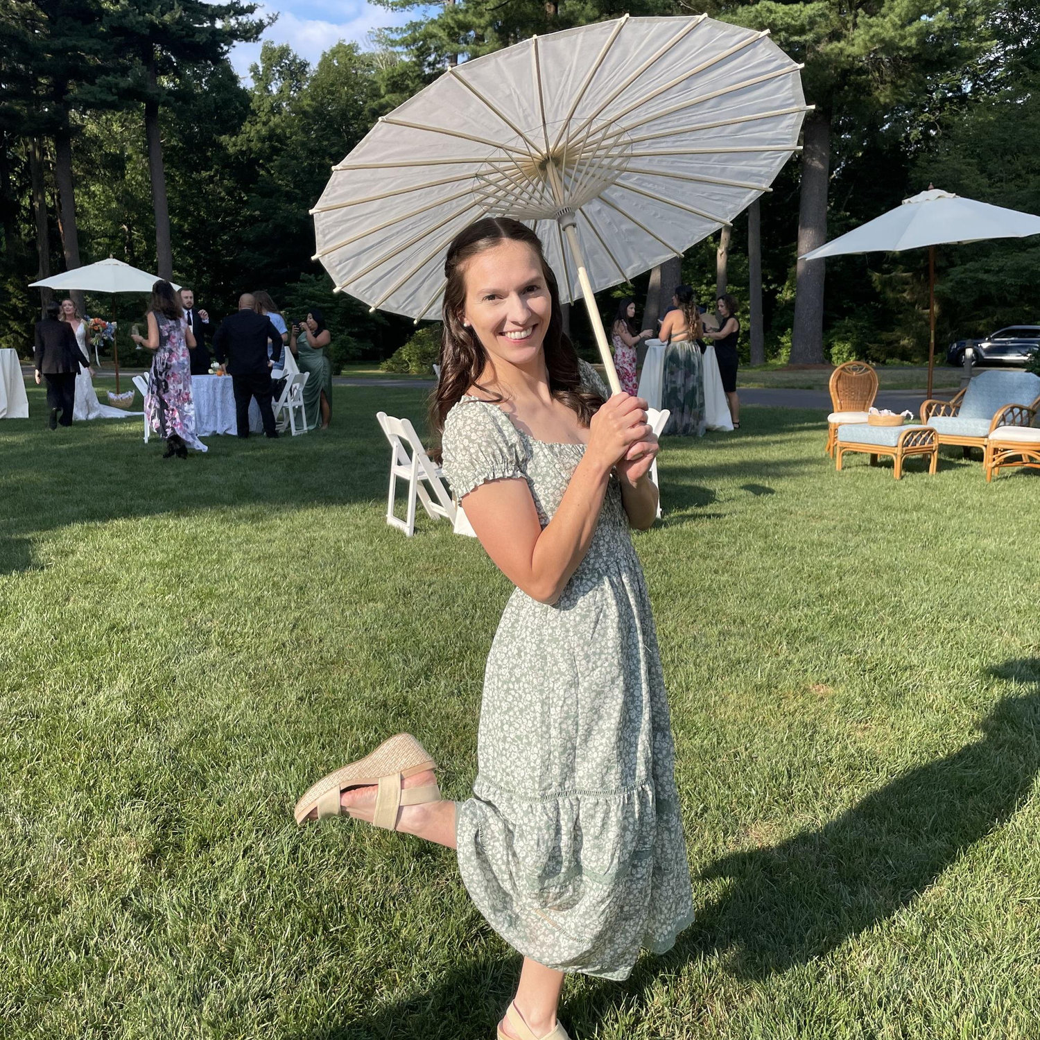Garden party in Middletown, CT.