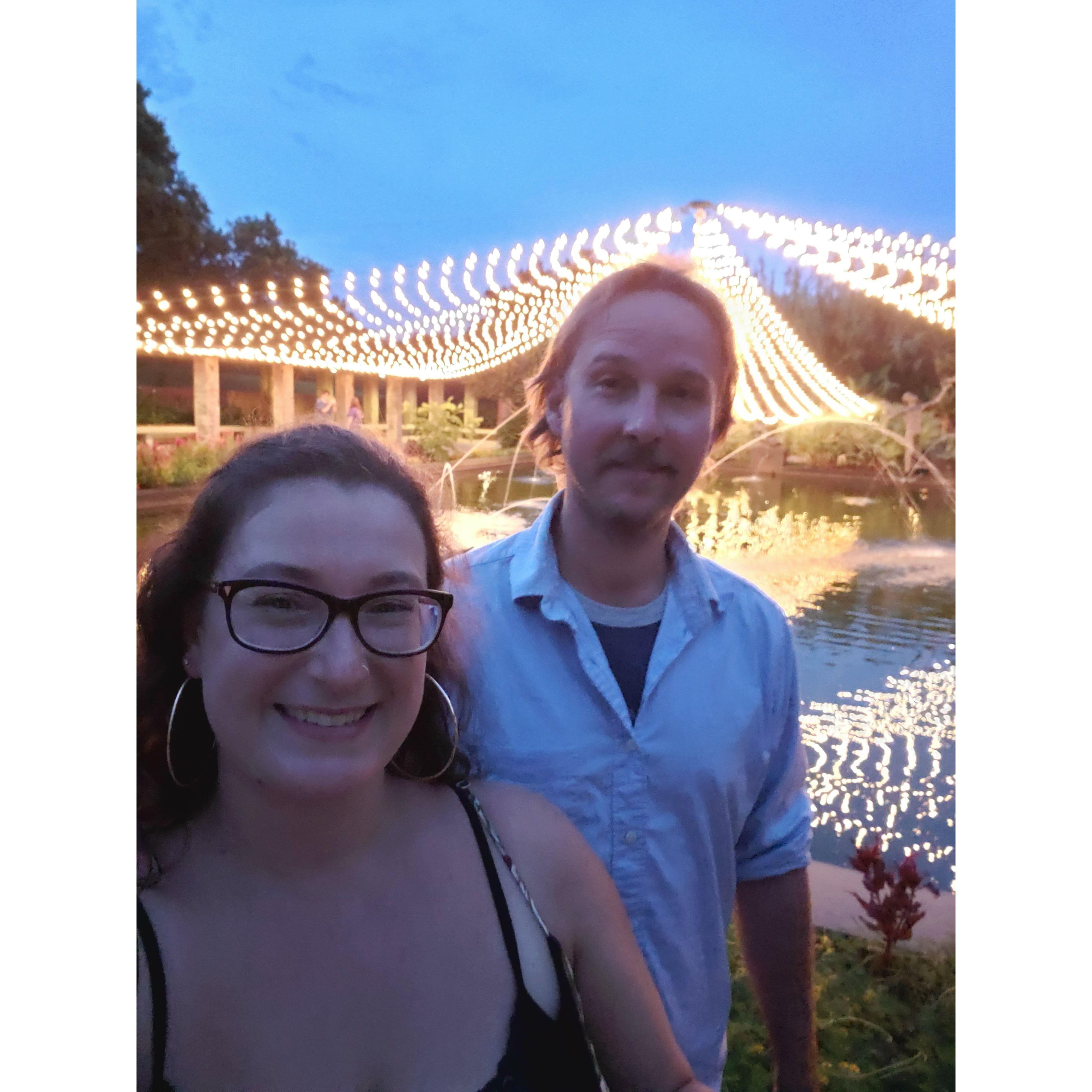A beautiful night at Brookgreen Gardens.