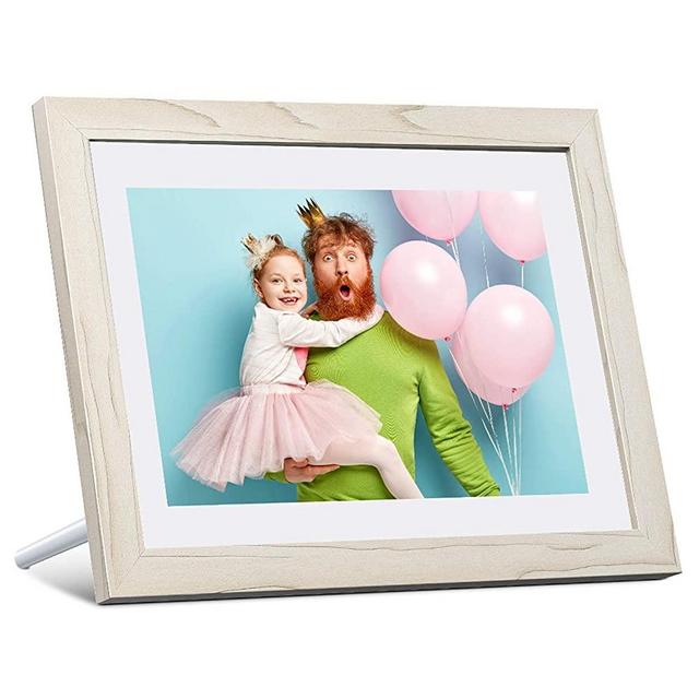 Dragon Touch Digital Picture Frame WiFi 10 inch IPS Touch Screen HD Display, 16GB Storage, Auto-Rotate, Share Photos via App, Email, Cloud - Classic 10