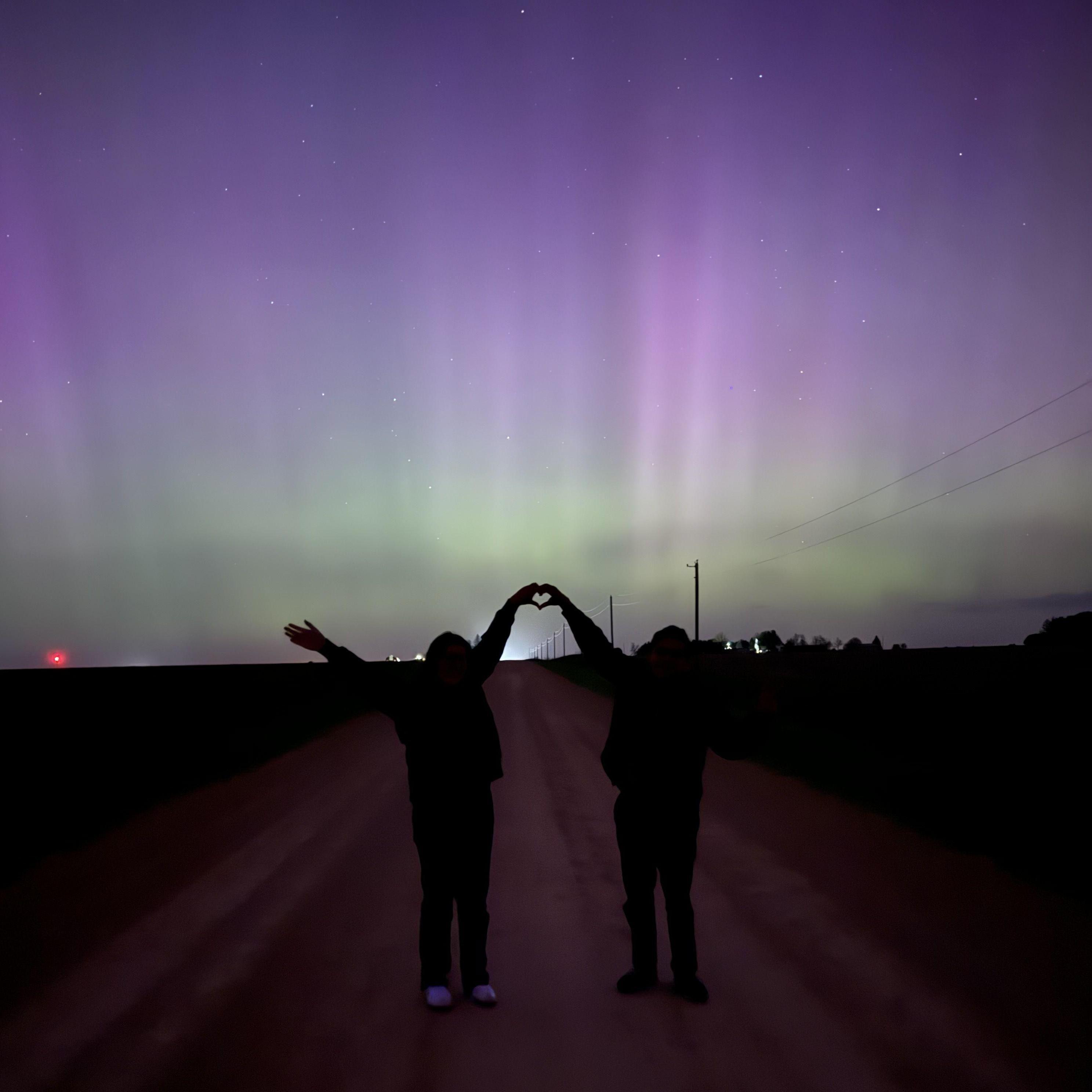 Chasing northern lights in Iowa
