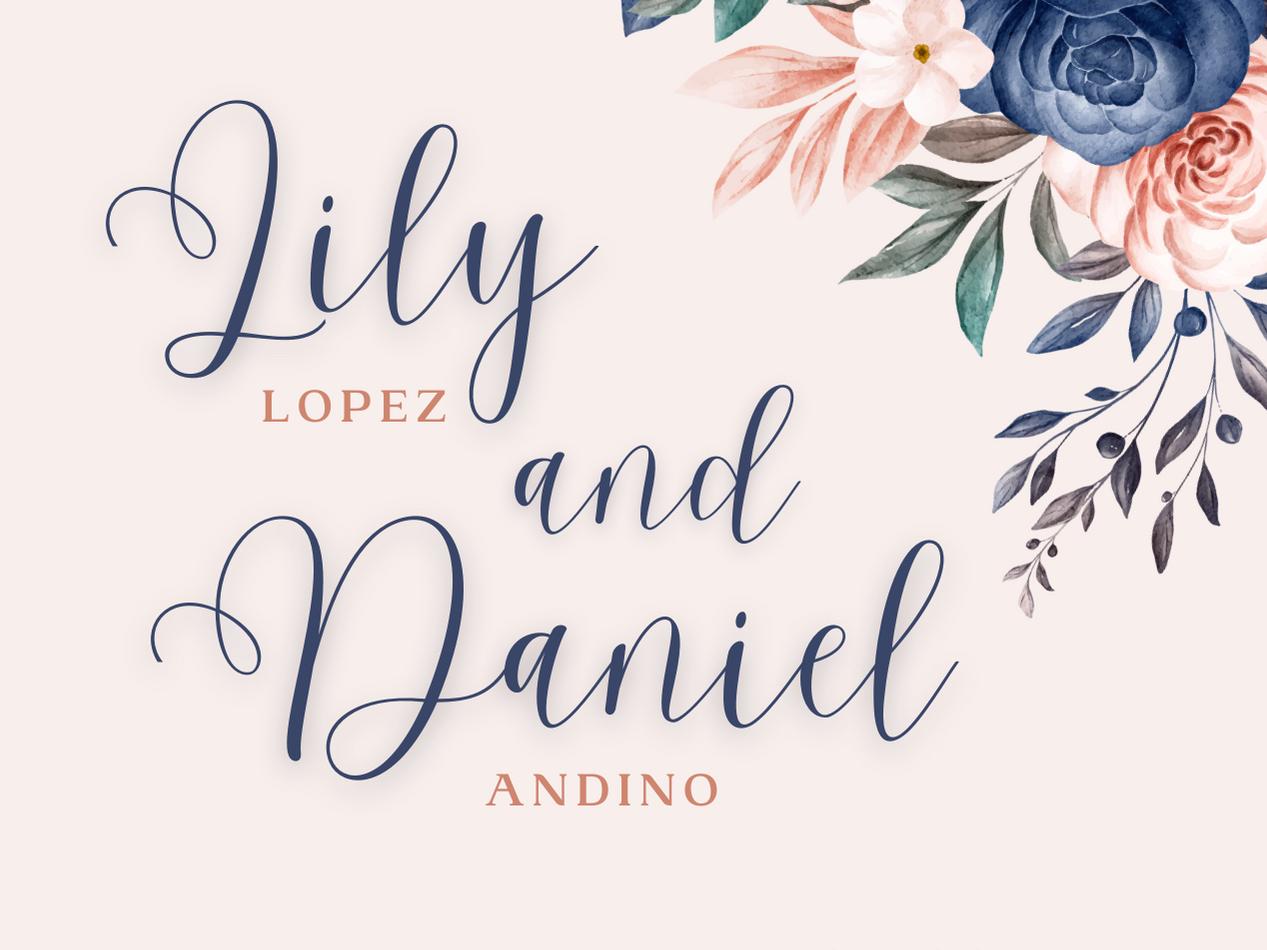 The Wedding Website of Lily Lopez and Daniel Andino