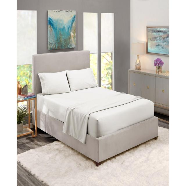 Premier Collection Deep Pocket 4 Piece Bed Sheet Set, Queen