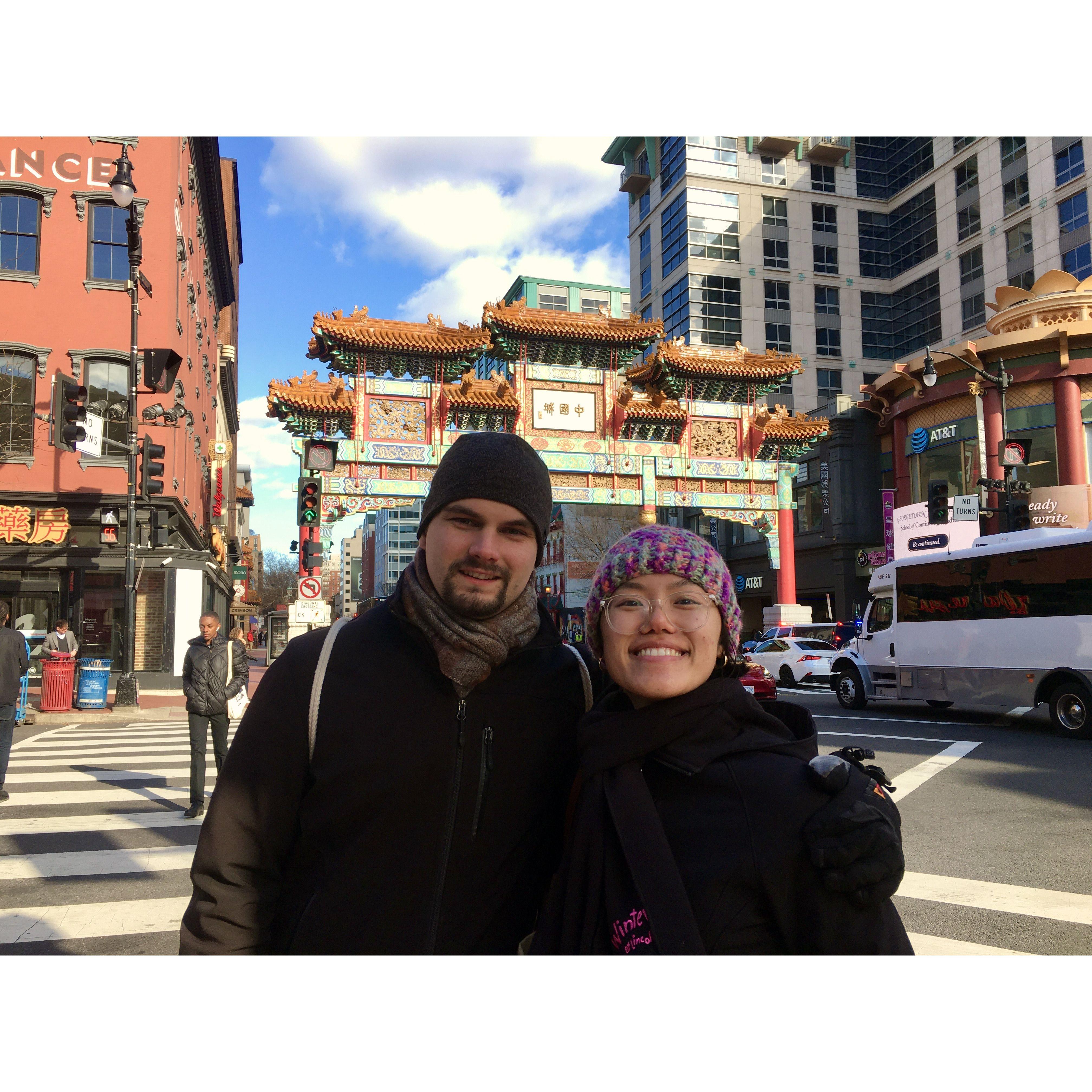 Andrew was Liz and Therese’s tour guide in DC!