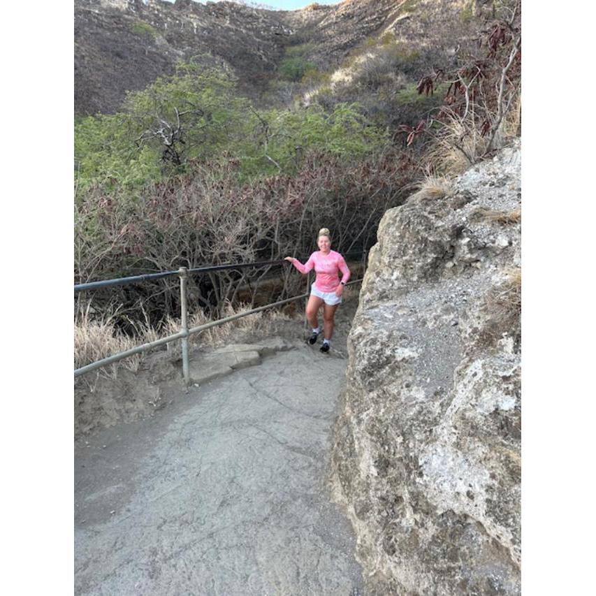 Jason: Honey, are you having fun? Me: I'll see you at the top..maybe...