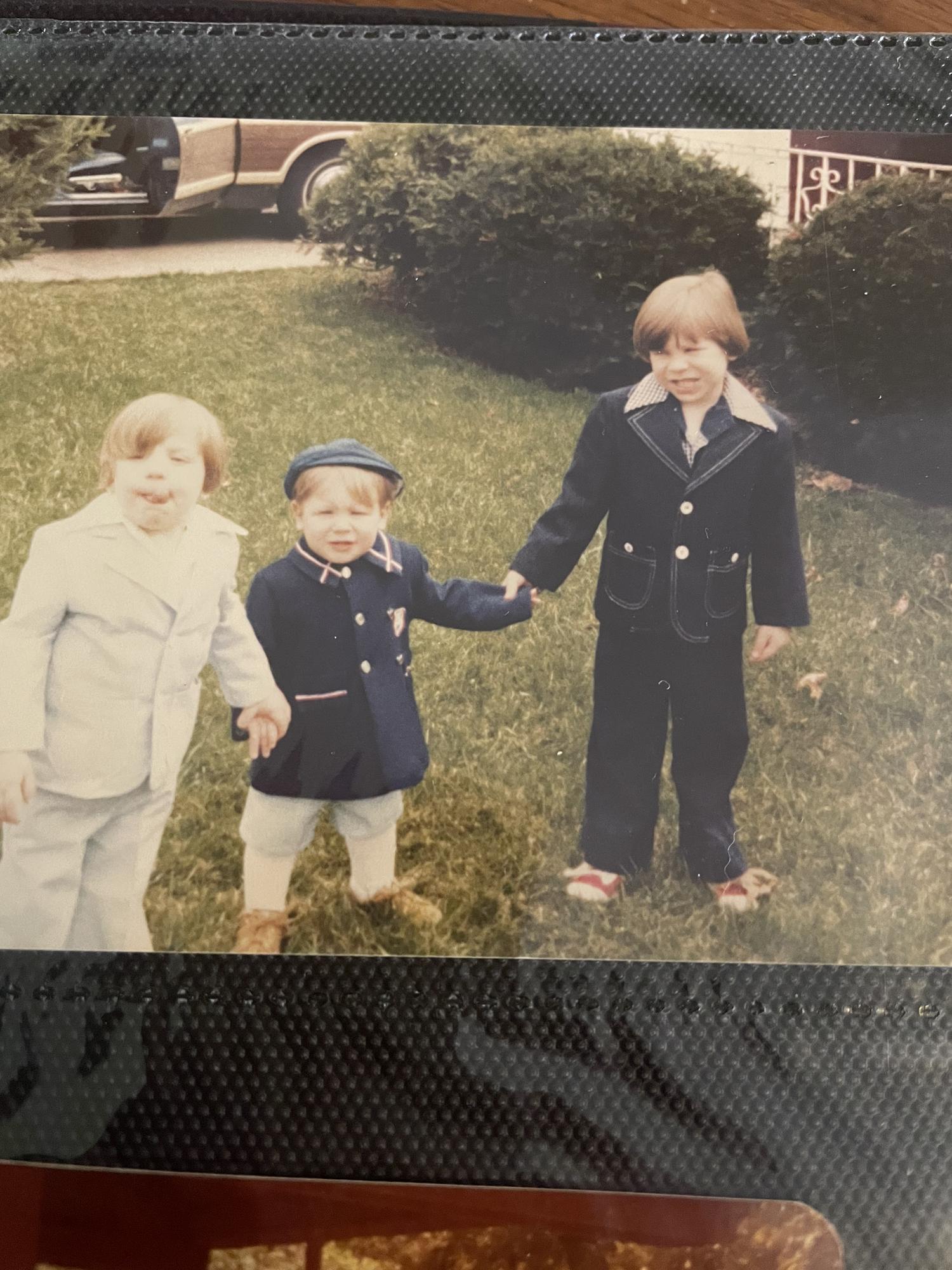 Bryan and brothers (L to R) Steve, Bryan & Chris..  Awwwww 🥰