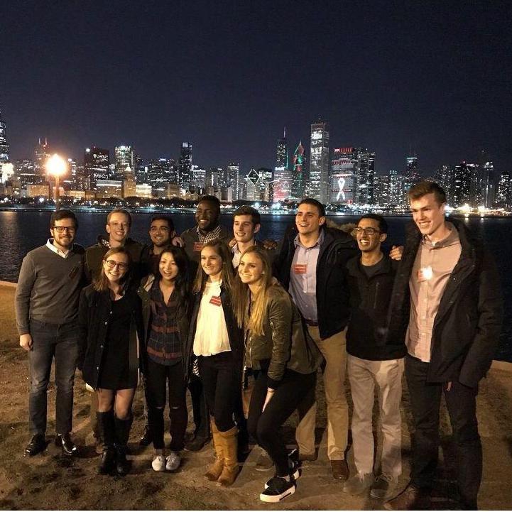 The first night we met! November 2017