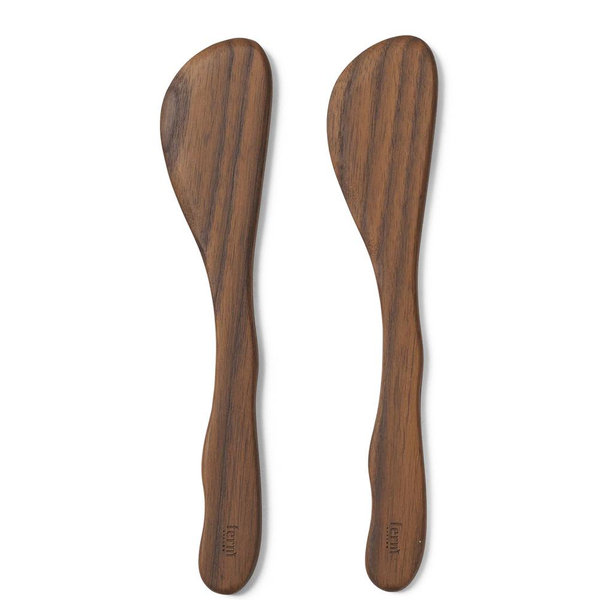 Cairn Butter Knives - Set of 2 - Dark Brown