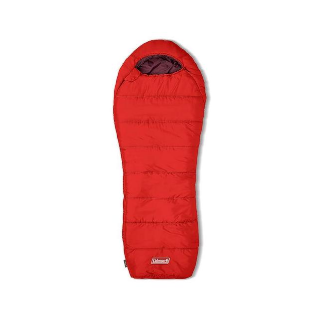 Coleman Tidelands Mummy Sleeping Bag, Cool-Weather 30°F/40°F/50°F Camping Sleeping Bag for Adults with Insulation, Heat Retention, and Easy-Zip, Big & Tall