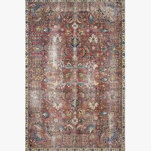 Chris Loves Julia x Loloi Jules Oriental Merlot Rug