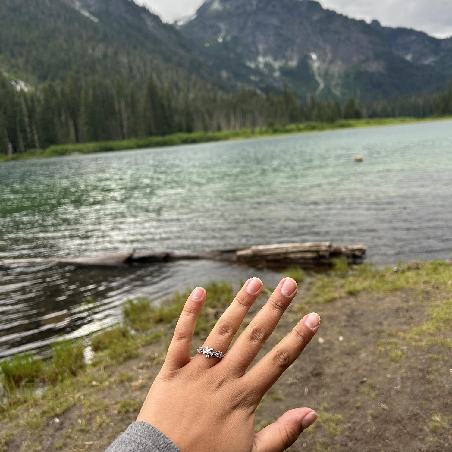 the moment she said yes 💍