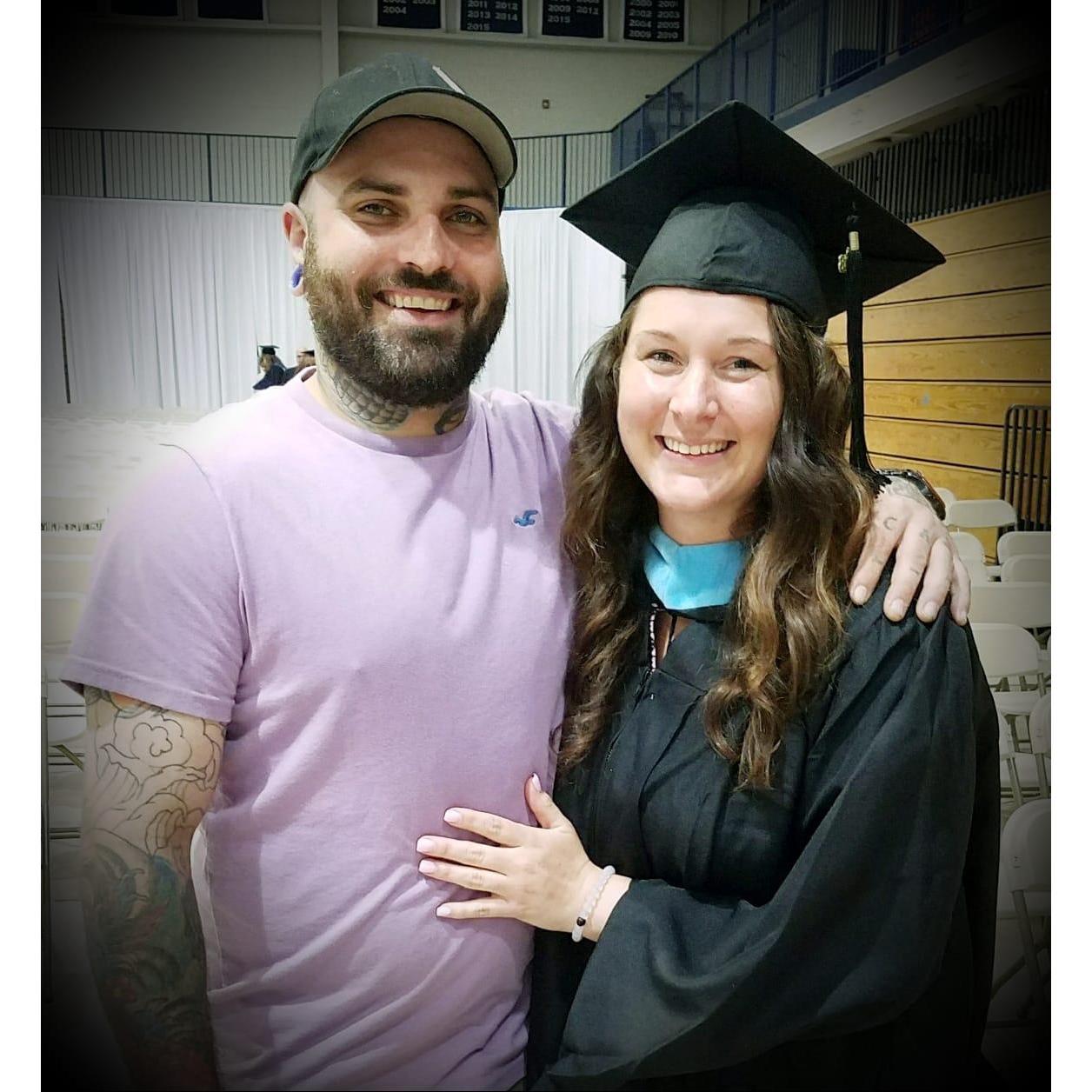 My Master's graduation from Cabrini