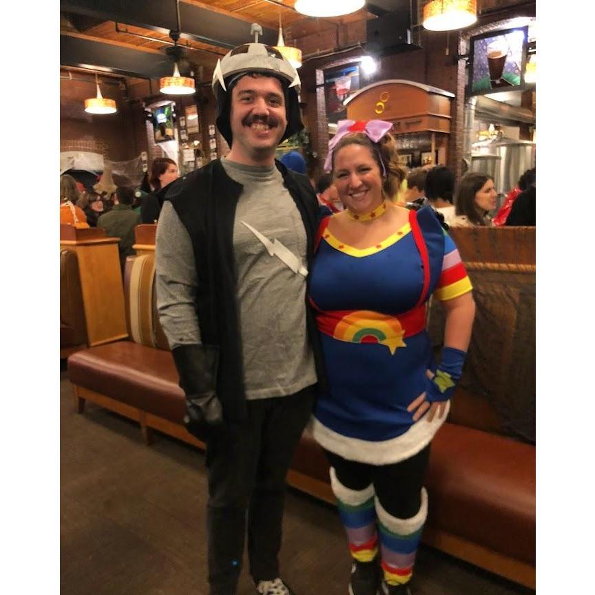 Rainbow Brite and Murky Dismal at CBC Pumpkin Beer Fedt