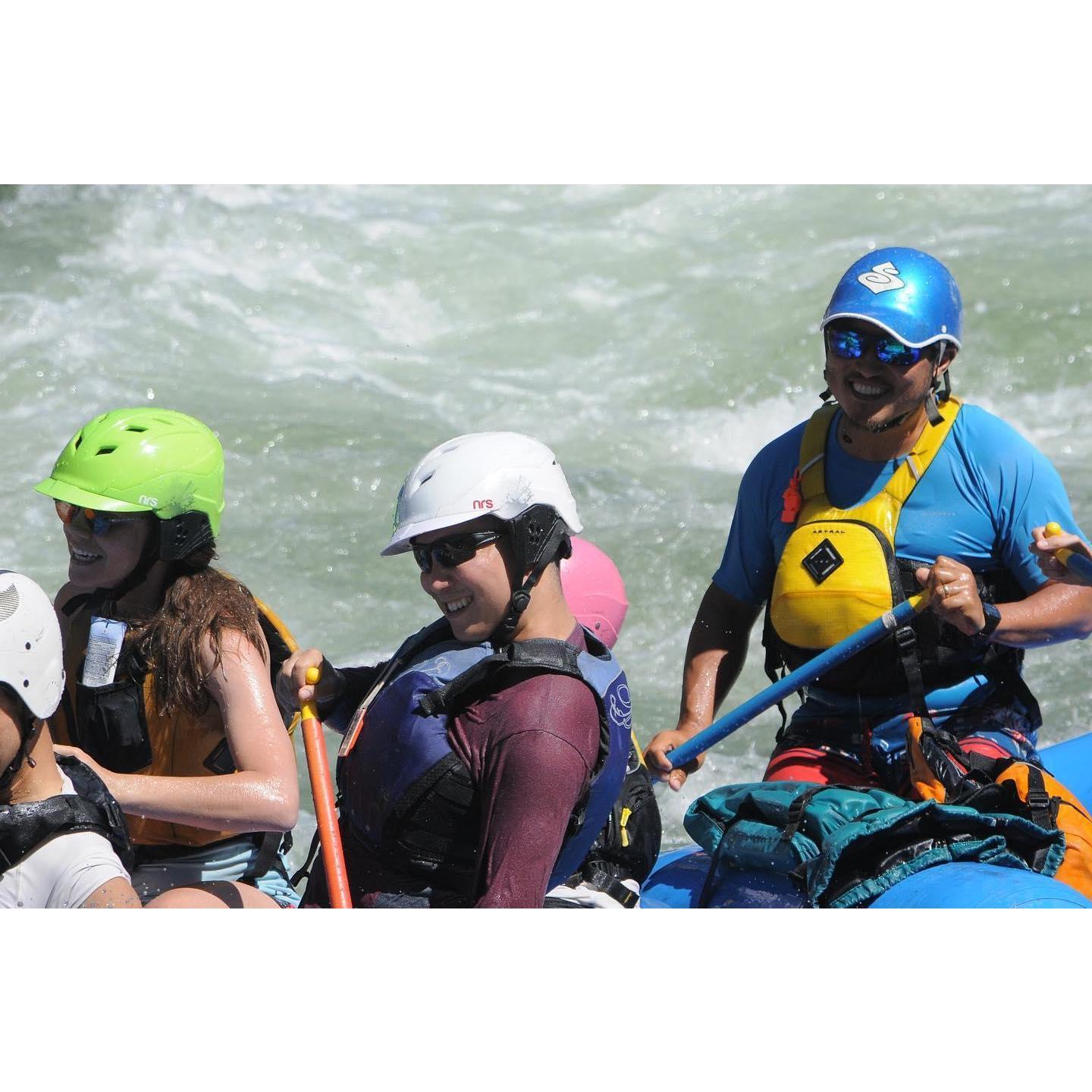 Rafting in the American River near Sacramento with friends (Summer 2019)