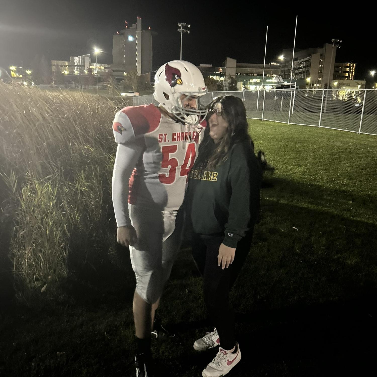 Bronson’s last football game!