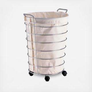 Large Laundry Basket with Canvas Bag