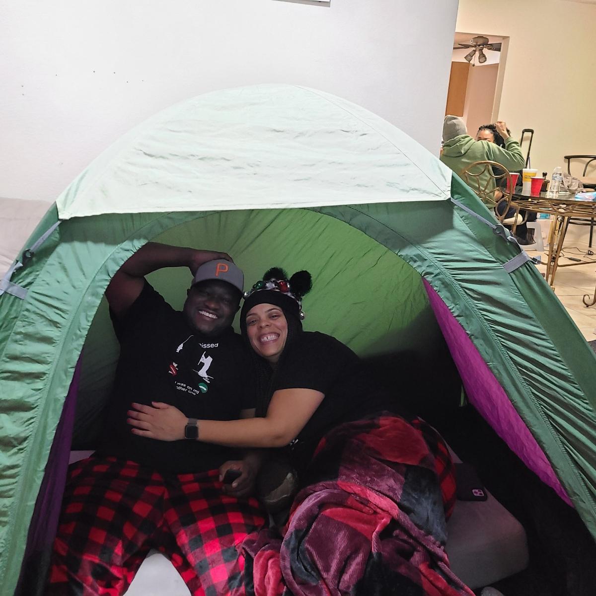 Our first “camping adventure”⛺️