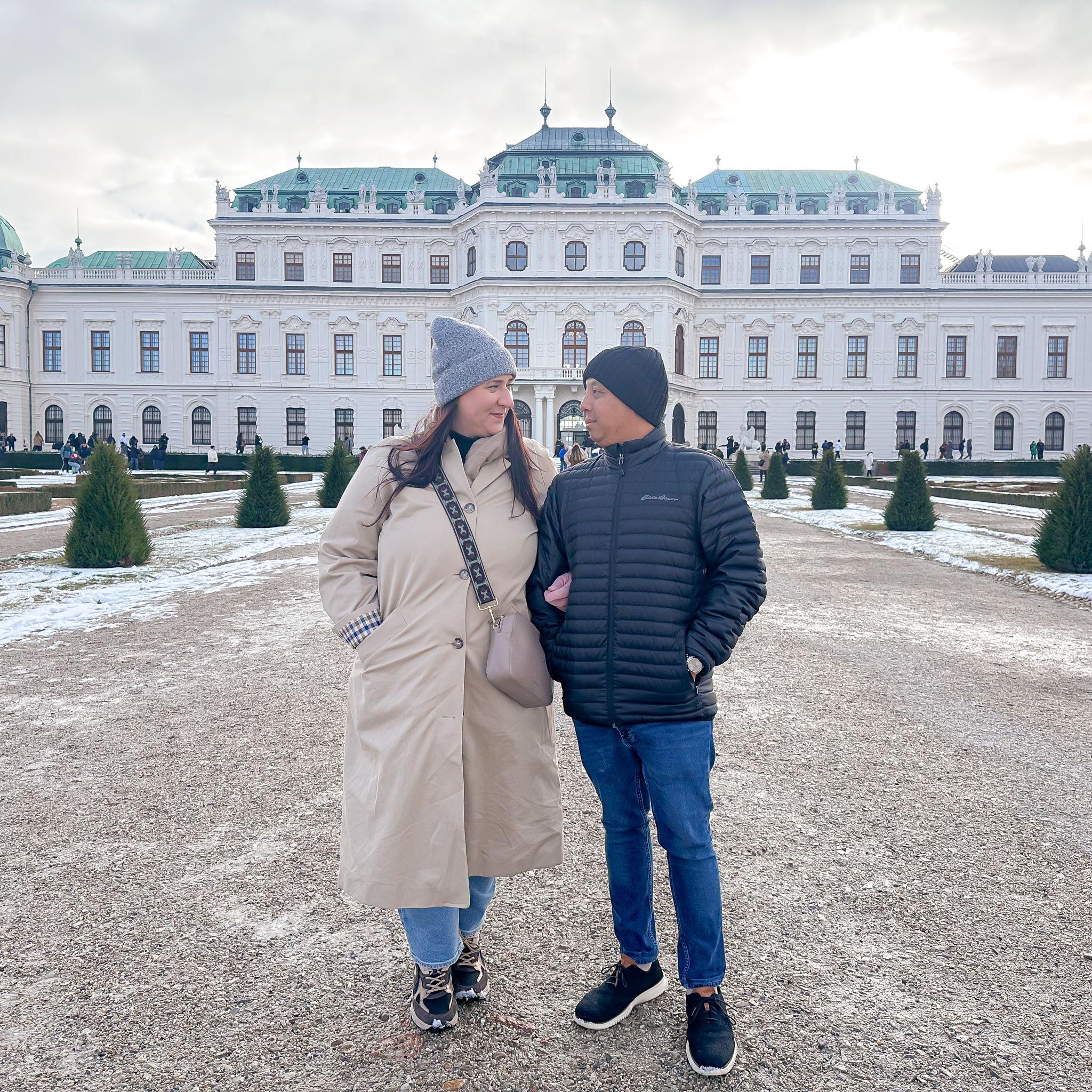 Us in front of David's house - November, 2025