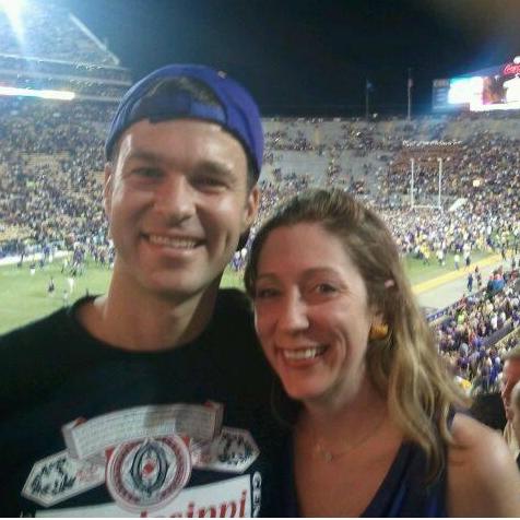 First LSU game in Death Valley, Baton Rouge, Louisiana.