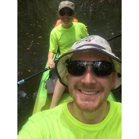 We went kayaking in Sarasota with Colin's Mom