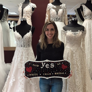 The day I said yes to the perfect dress!