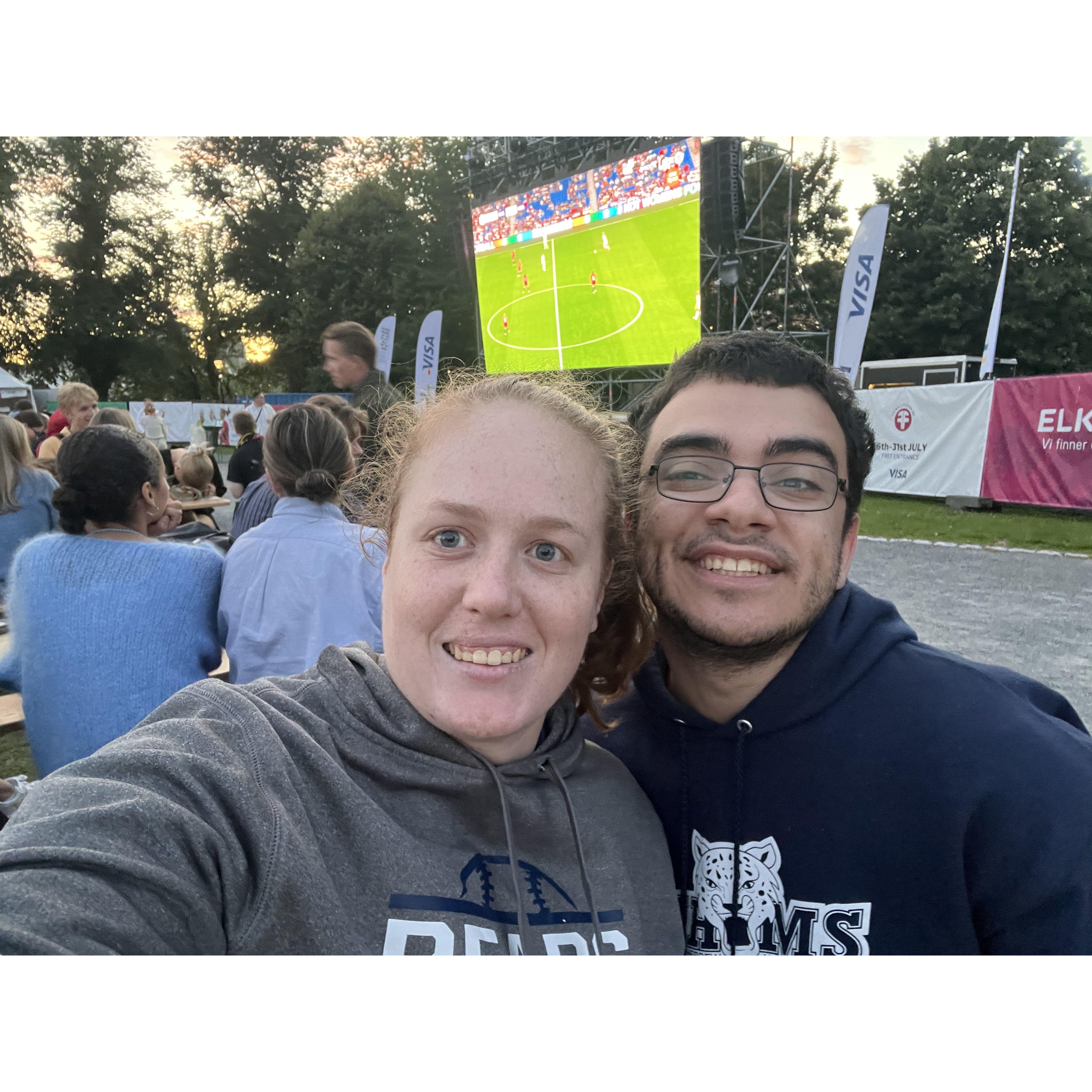 Watching Norway in the Women's European Cup in Oslo 2022