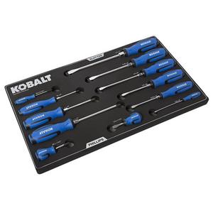 Kobalt 12-Piece Phillips; Slotted Screwdriver Set