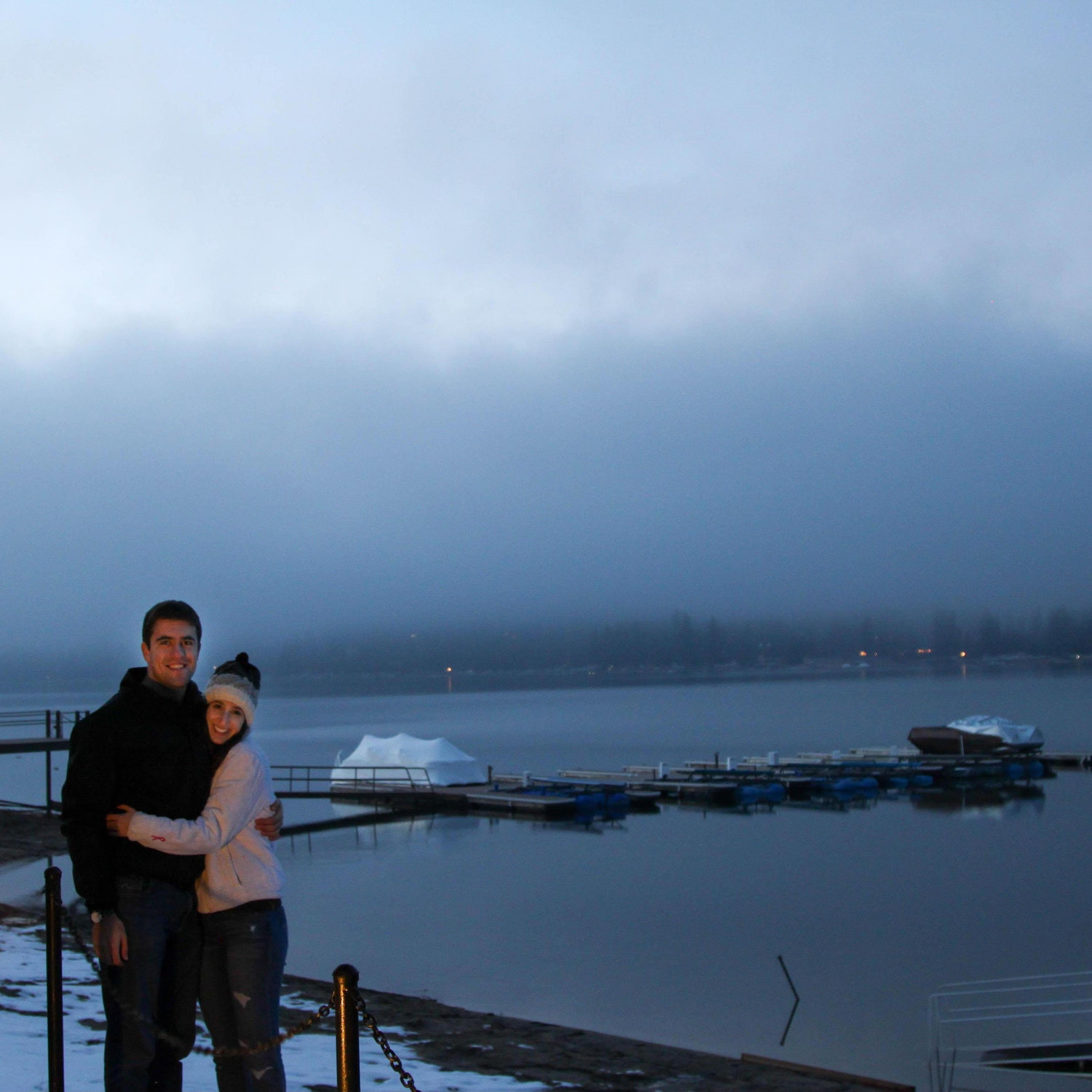 Snowy weekend in Lake Arrowhead 2016
