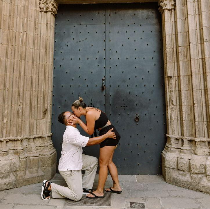 She said "yes!"