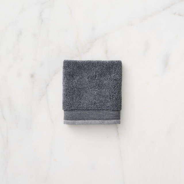 Luxe Fibrosoft Washcloth, Charcoal