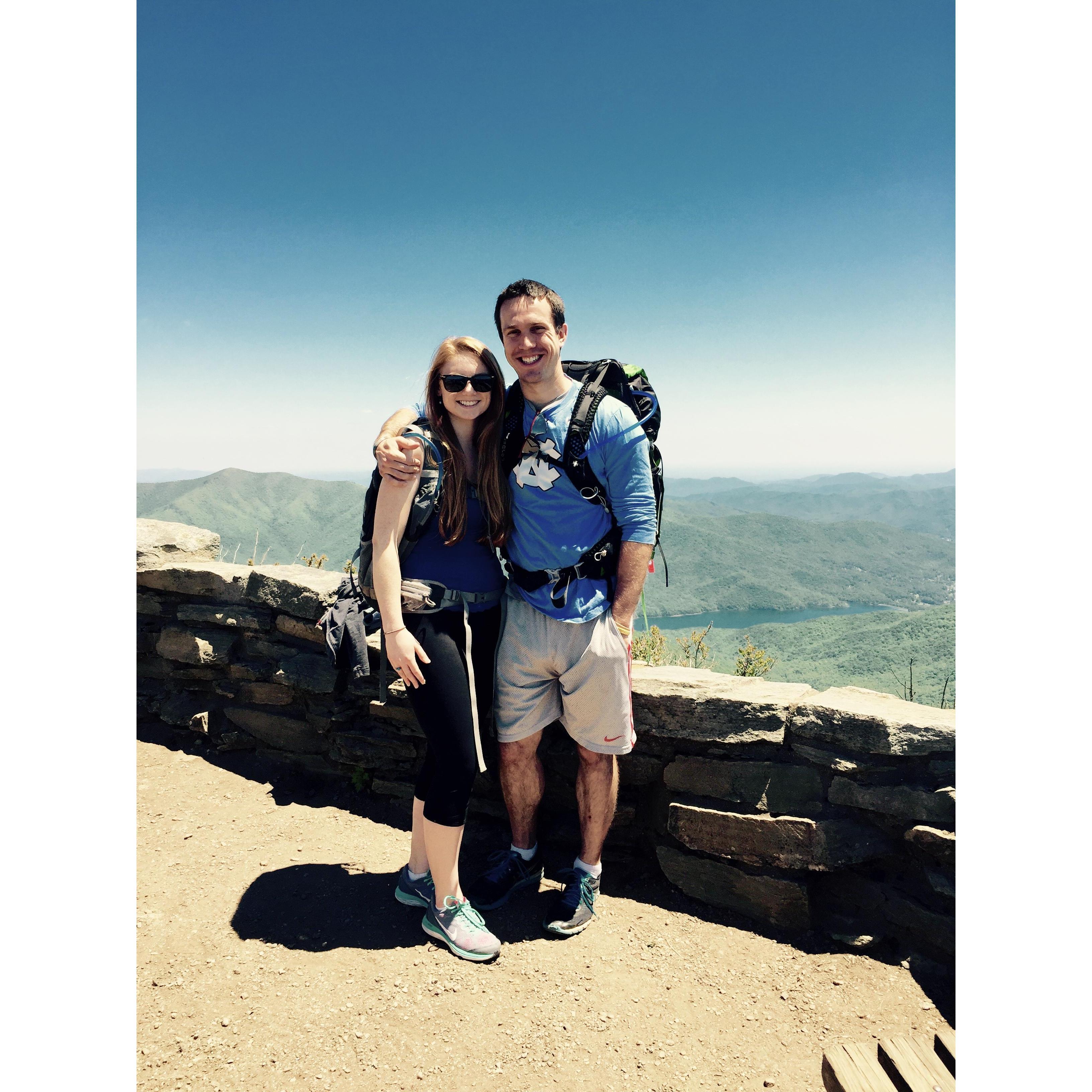 Our first hiking weekend together