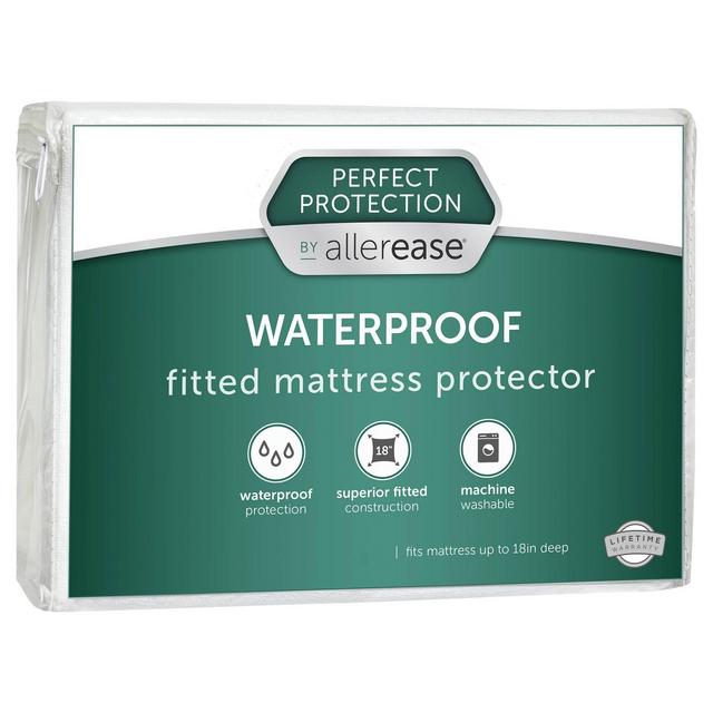Full Perfect Protection Waterproof Mattress Protector - Allerease