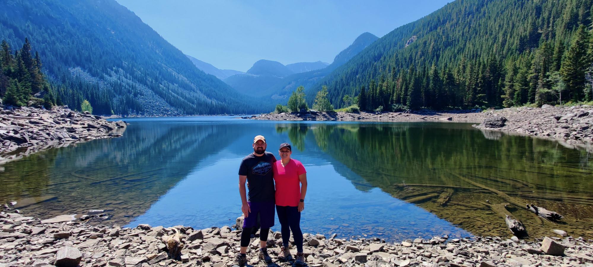 Lava lake in Bozeman, MT