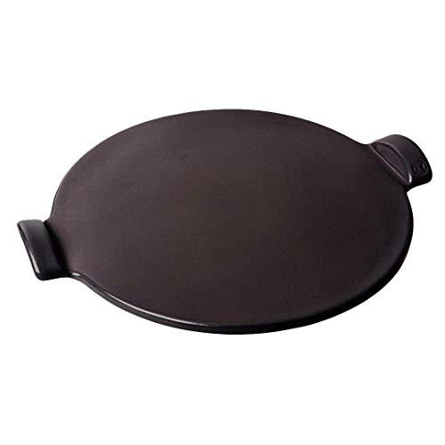 Emile Henry 797514 Pizza Stone Round 14.5", Charcoal