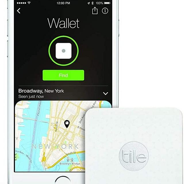 Tile Slim - Phone Finder. Wallet Finder. Laptop Finder, Skateboards - Non-Retail Packaging - 1 Pack
