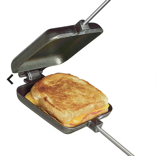 Rome Cast-Iron Square Pie Iron