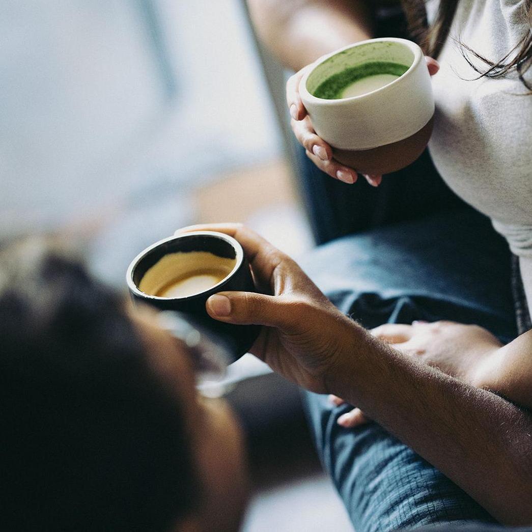 When a matcha and coffee lover get together.