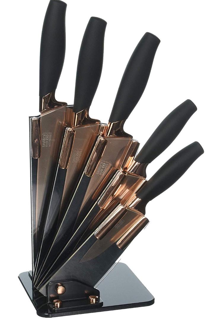 Taylor's Eye Witness TEW-LMS23RGKB11 Fan Shaped Block, One, Rose Gold