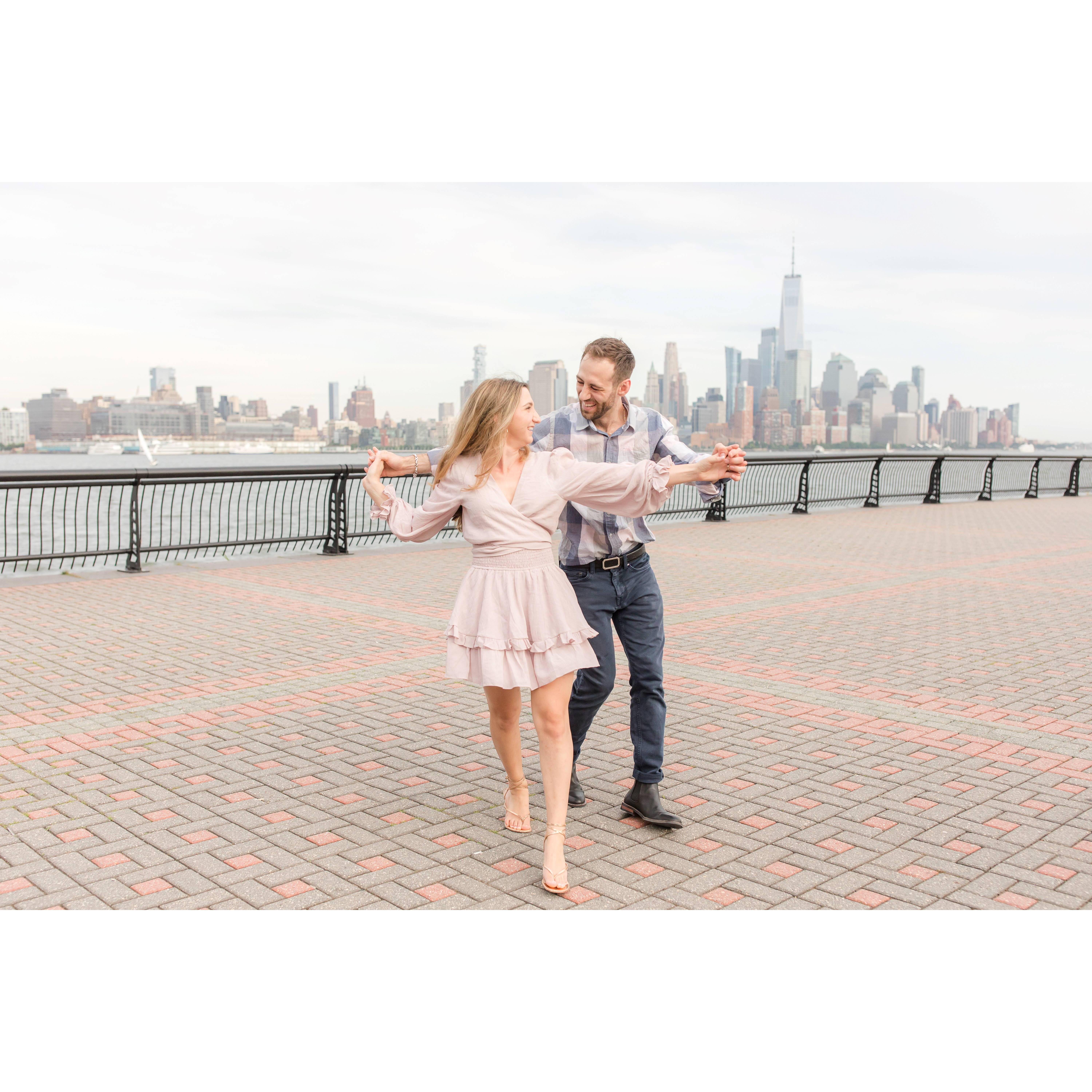 Dancin' through life together.