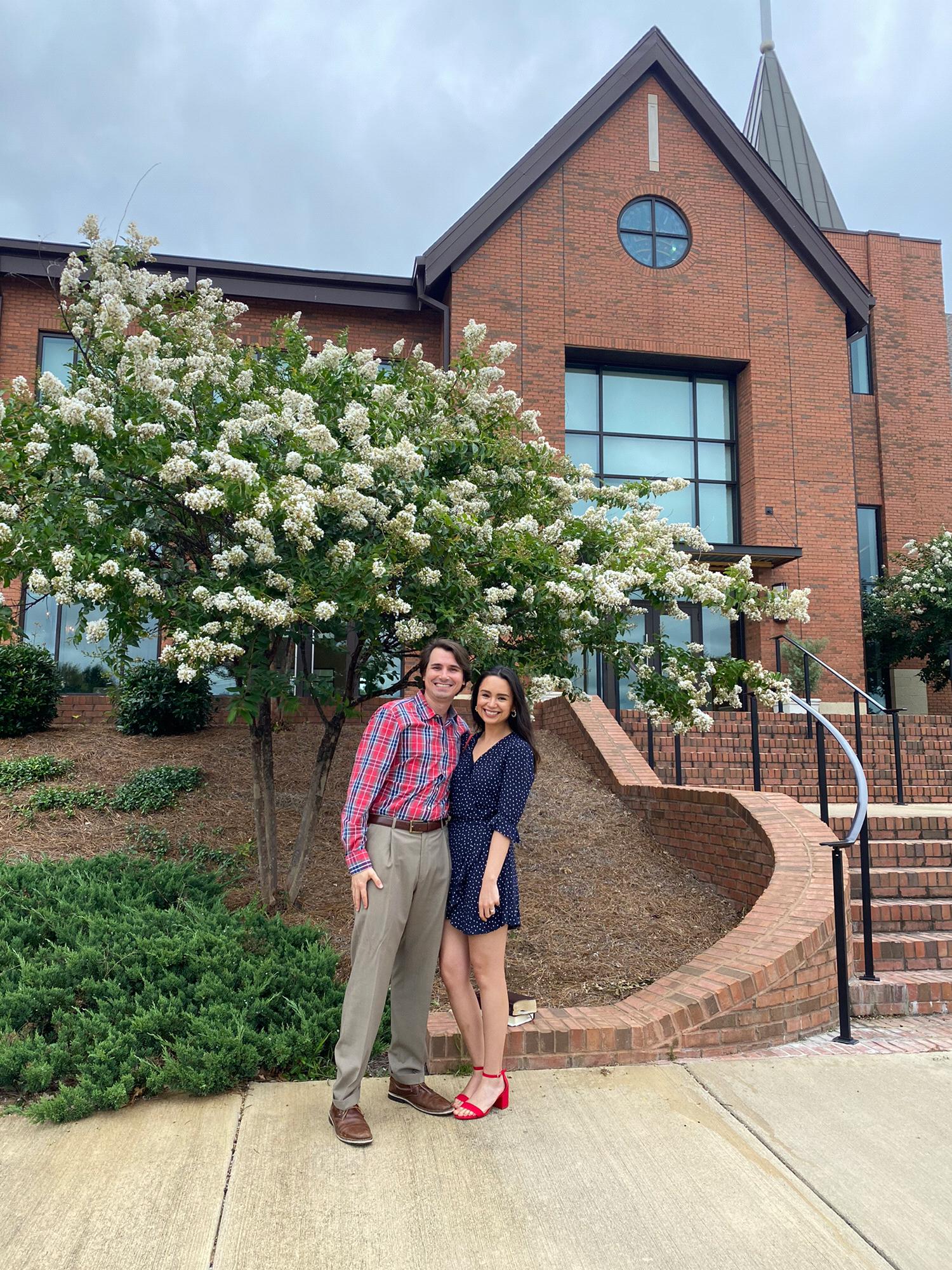 The glorious day our church reopens 🙌🏼 (with limited capacity and masks required of course—only took them off for the picture).