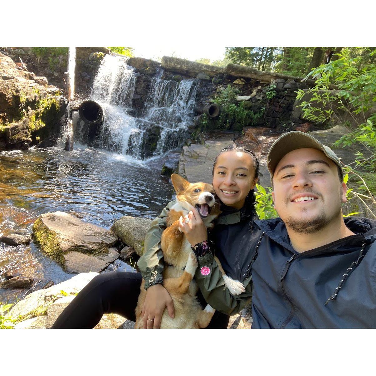One of our many hiking adventures!