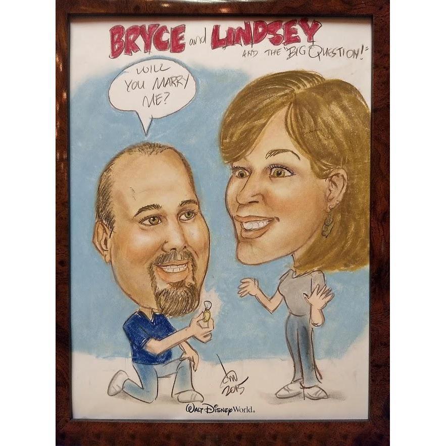 Character drawing of our proposal in Disney World, January 24th 2015