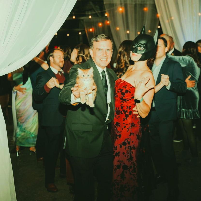 Doing what we do best...dancing, spontaneous kitty creation, and putting our enemies in Gotham's Arkham Asylum.
