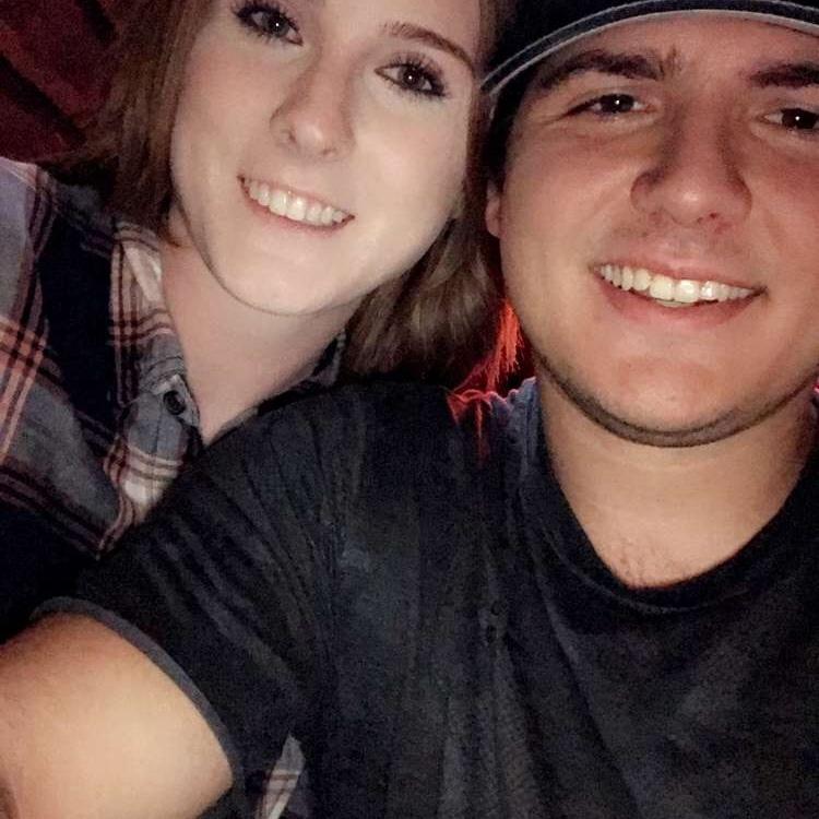 One of our first photos together in 2017